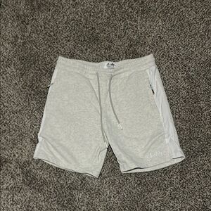 Mens heather grey jeeters lux shorts
